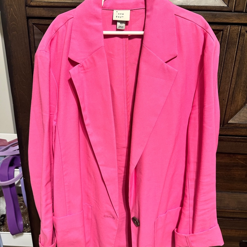 a new day Vibrant Pink Women's Blazer
